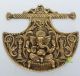 Wall Ganesh Plate for door wall of home, office, hotel, resorts, lobby, Unique gift of metal