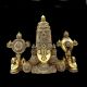 Tirupati Balaji Venkateshwara statue table top Decor , Shank Chakra , Lord Hindu god Religious Sculpture