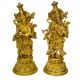 Radha Krishna Statue Couple Statue God of Lovers Anniversary Gift Mandir Temple Gifts for Mother Handmade Radha Krishna Metal Murti