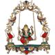 Ganesh Jhula brass Statue decorative work - unique gift showpiece